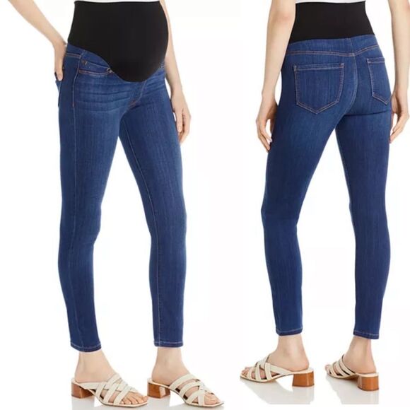 LIVERPOOL Los Angeles
Sienna Ankle Maternity Jeans Elysian Dark Wash - Picture 1 of 14